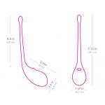 Умный розовый вибратор Lush Bullet Vibrator - 18 см.