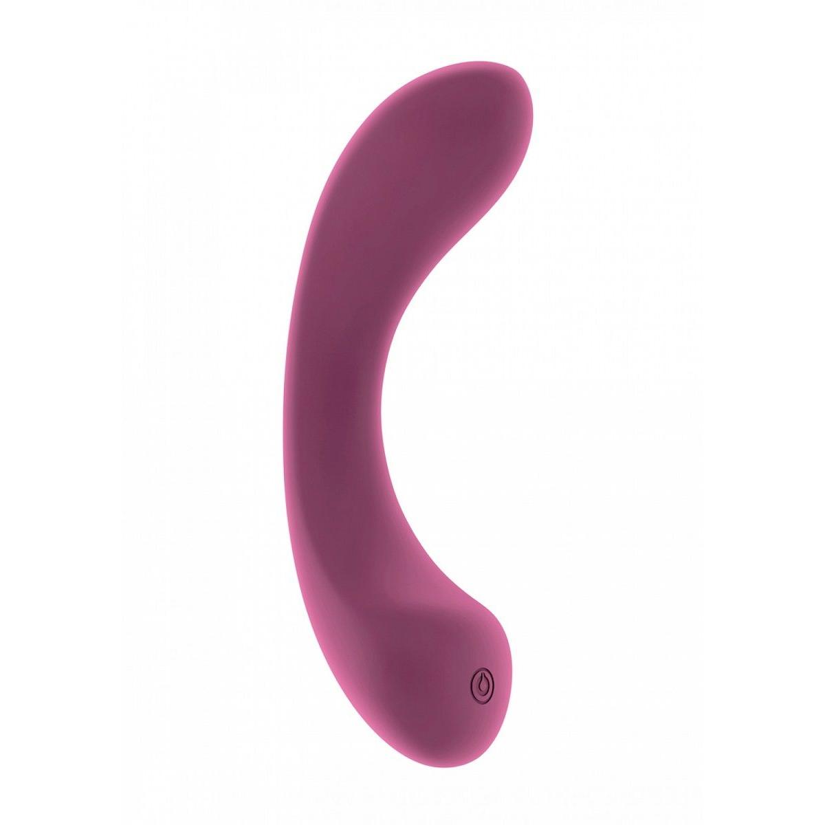 Розовый гнущийся вибратор Olivia - 15,6 см.