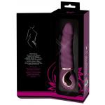 Фиолетовый вибратор Shaking Vibrator - 21 см.