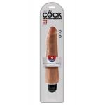 Кофейный вибратор-реалистик 9  Vibrating Stiffy - 27,9 см.
