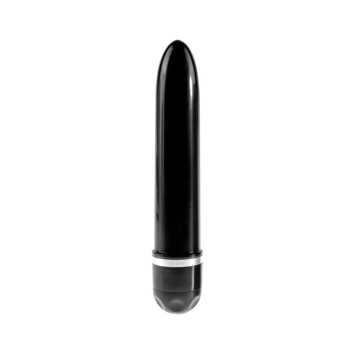 Коричневый вибратор-реалистик 5  Vibrating Stiffy - 16,5 см.