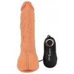 Телесный вибратор-реалистик Real Thing Large - 22,5 см.
