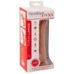 Телесный вибратор-реалистик Real Thing Large - 22,5 см.