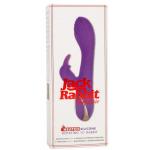 Фиолетовый вибратор-кролик с нагревом Jack Rabbit Signature Heated Silicone Rotating - 21,5 см.