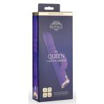 Фиолетовый вибратор-кролик The Queen Thrusting Vibrator - 29 см.