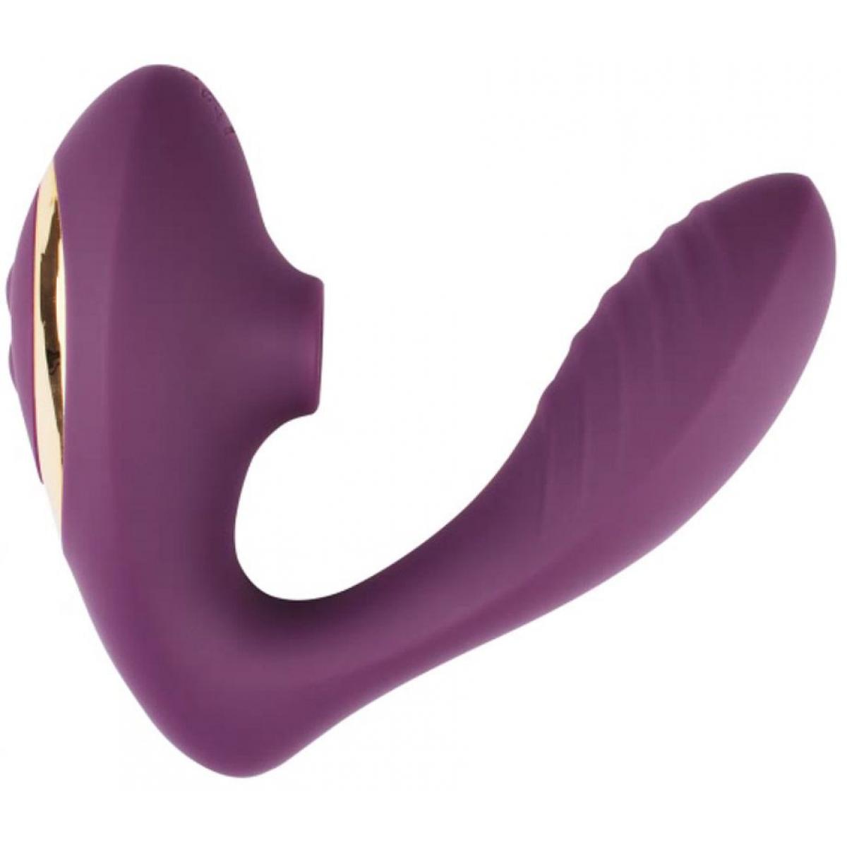 Фиолетовый вибростимулятор Double Orgasm