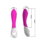 Розовый вибратор My Vibe 7 Speed G-Spot - 19,8 см.