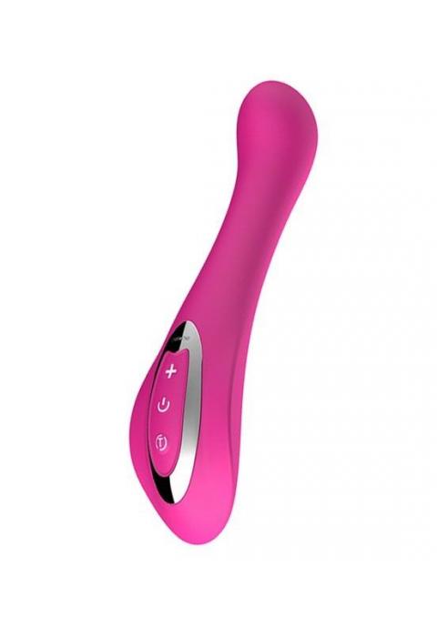 Розовый вибратор Nalone Touch - 20 см.
