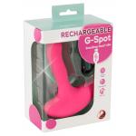 Розовый вибромассажер Rechargeable G-Spot Vibe для массажа точки G 