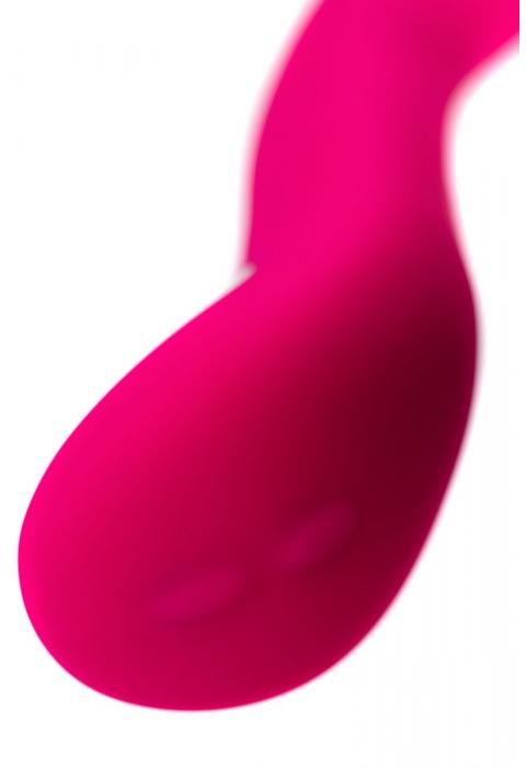Ярко-розовый вибратор Lovense Osci 2 - 22 см.