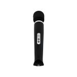 Чёрный беспроводной массажер Magic Wand с 10 режимами