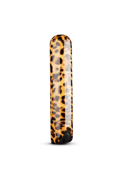 Леопардовая вибропуля Nayo Bullet Vibrator - 9 см.