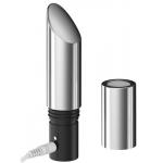 Серебристый мини-вибратор Love Bullet - 8,4 см.