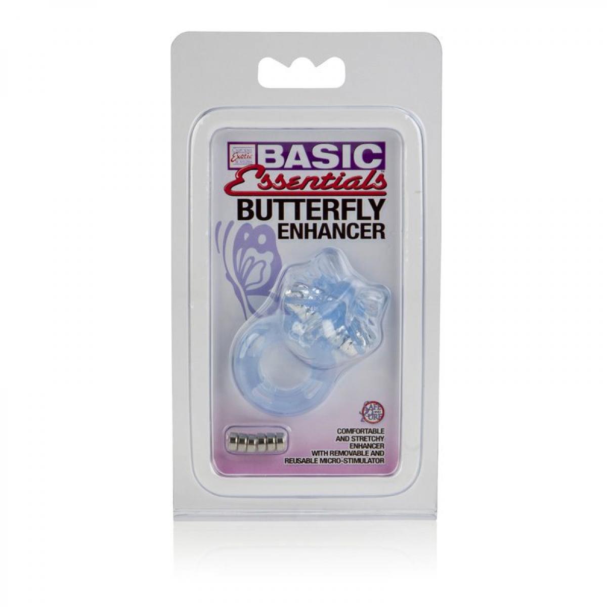 Эрекционное кольцо-бабочка Basic Essentials Butterfly Enhancer