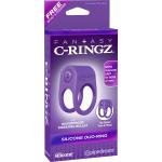 Эрекционное кольцо с подхватом мошонки Silicone Duo-Ring
