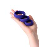 Набор из 3 фиолетовых эрекционных колец A-Toys