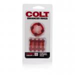 Набор из двух красных эрекционных колец COLT Enhancer Rings