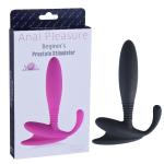Чёрный анальный стимулятор простаты Anal Pleasure Beginers Prostate - 12 см. 