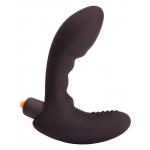 Чёрный вибромассажёр простаты Vibrating Prostate Massage