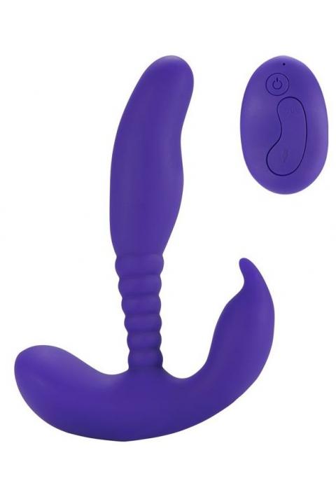 Фиолетовый стимулятор простаты Remote Control Anal Pleasure Vibrating Prostate Stimulator - 13,5 см. Фиолетовый стимулятор простаты Remote Control Anal Pleasure Vibrating Prostate Stimulator - 13,5 см.