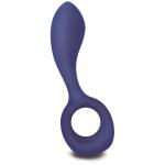 Синий мультифункциональный вибратор GPOP - 12,5 см