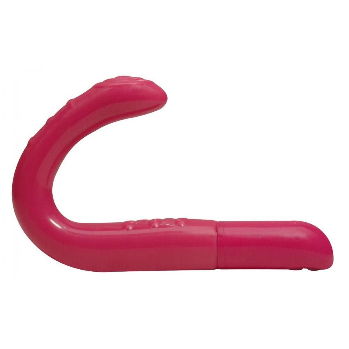 Ярко-розовый вибромассажёр простаты Coarsed Coral Prostate Massager 