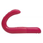 Ярко-розовый вибромассажёр простаты Coarsed Coral Prostate Massager 