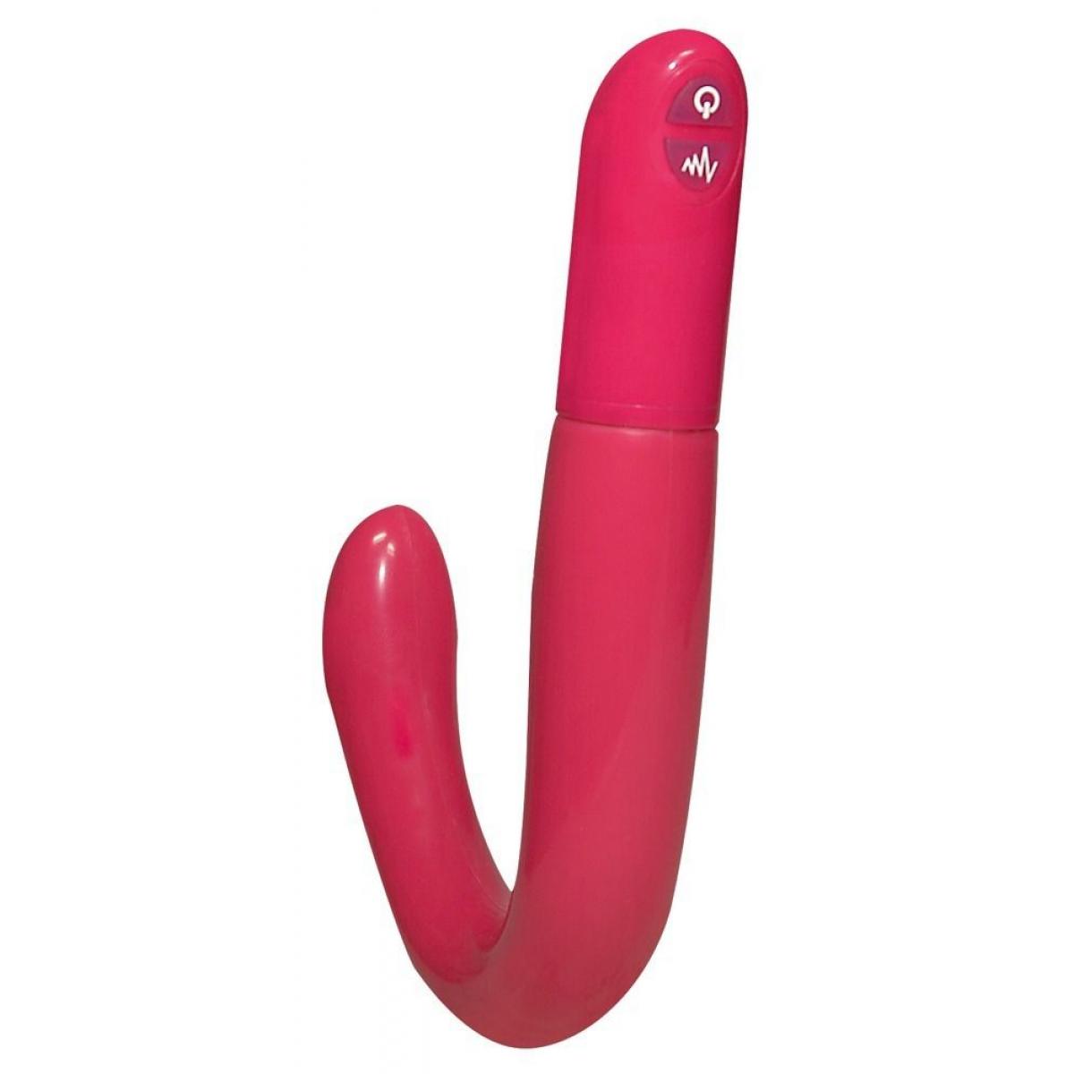 Ярко-розовый вибромассажёр простаты Coarsed Coral Prostate Massager 