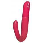 Ярко-розовый вибромассажёр простаты Coarsed Coral Prostate Massager 