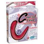 Ярко-розовый вибромассажёр простаты Coarsed Coral Prostate Massager 