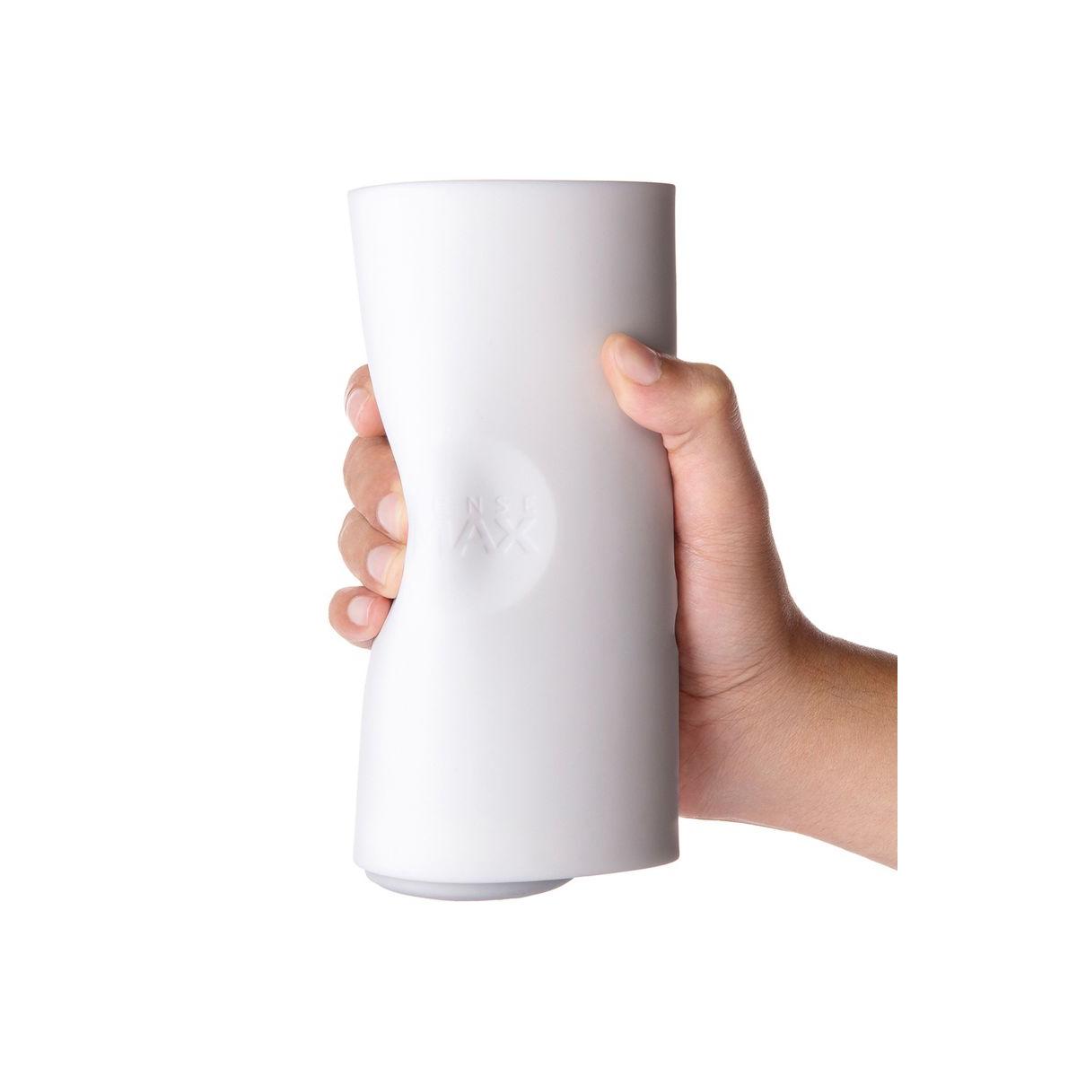 Белый мастурбатор Sense Max с вибрацией