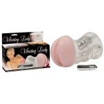 Мастурбатор-вагина с вибрацией Vibrating Lady - 16 см.