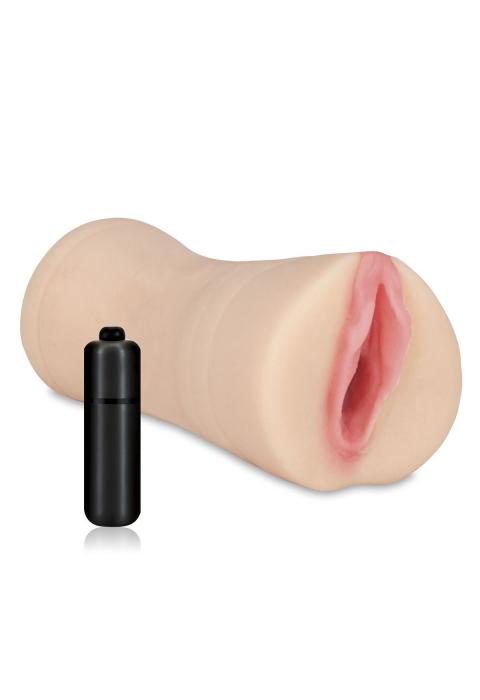 Мастурбатор-вагина с вибропулей VIBRATING PUSSY