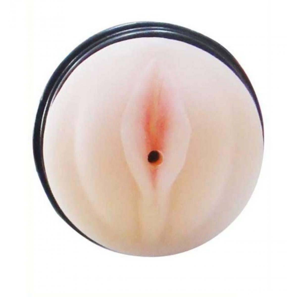 Телесный мастурбатор-вагина в футляре с вибрацией