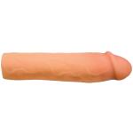 Реалистичная насадка-удлинитель Wildfire Celebrity Series Tommy Gunn Power Suction CyberSkin Penis Extension - 22 см.