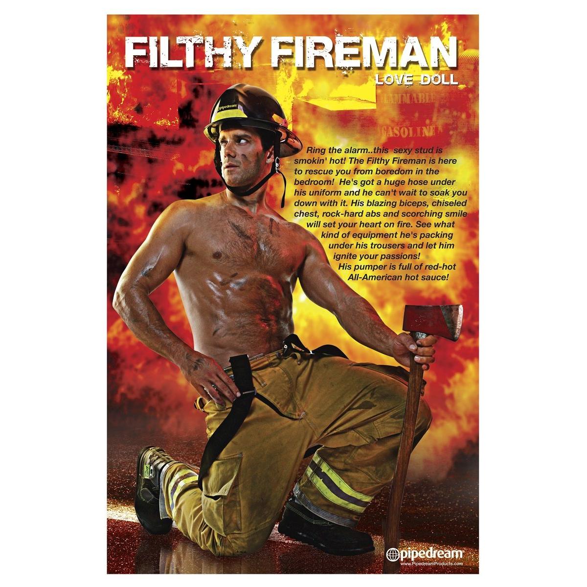 Надувная секс-кукла пожарник Filthy Fireman Love Doll