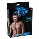 Надувной белокожий секс-мужчина с фаллосом MASSIVE MAN EDDY S. LOVE DOLL