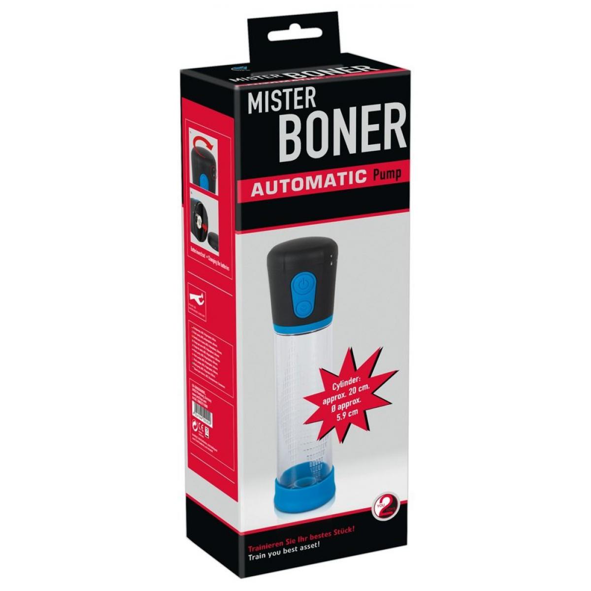 Автоматическая помпа для пениса Mister Boner