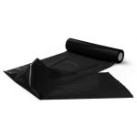 Чёрная широкая лента для тела Body Bondage Tape - 20 м.