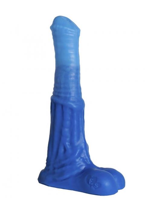 Синий фаллоимитатор  Пегас Small  - 21 см.