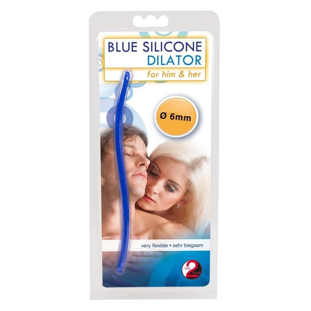 Синий стимулятор-дилатор для стимуляции уретры