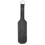 Черная шлепалка Leather Vampire Paddle - 41 см.