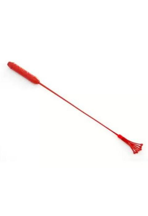 Красный стек с ручкой-фаллосом - 62 см.