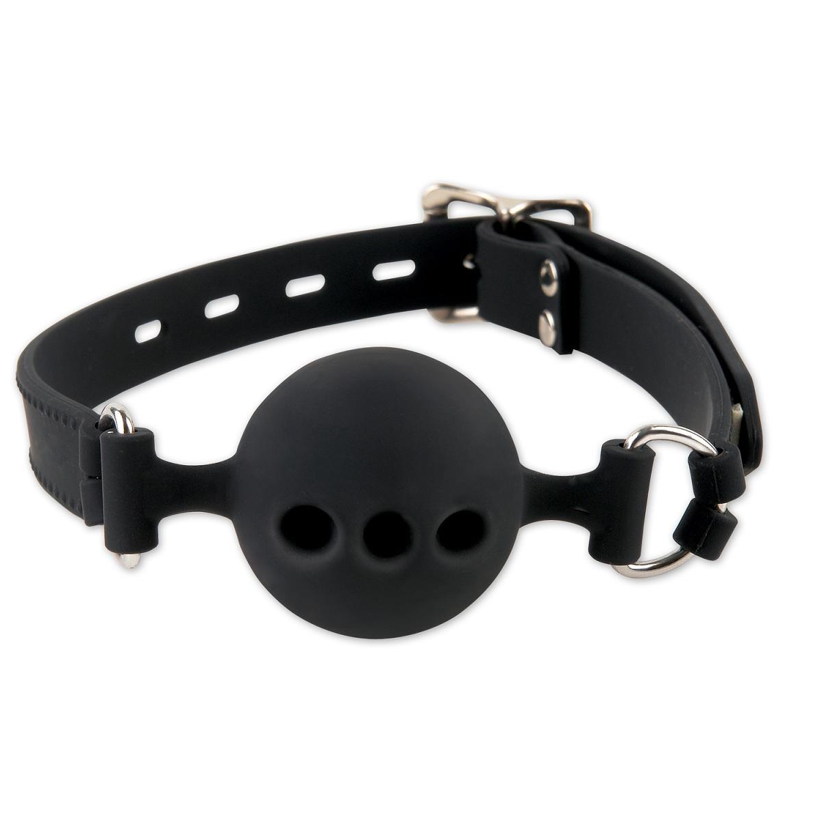 Силиконовый дышащий кляп Silicone Breathable Ball Gag Medium