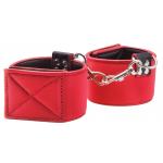 Чёрно-красные двусторонние наручники Reversible Wrist Cuffs