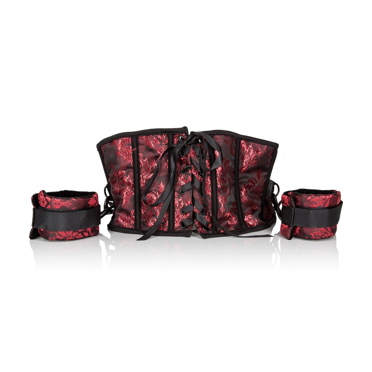 Корсет с наручниками Scandal Corset with Cuffs 