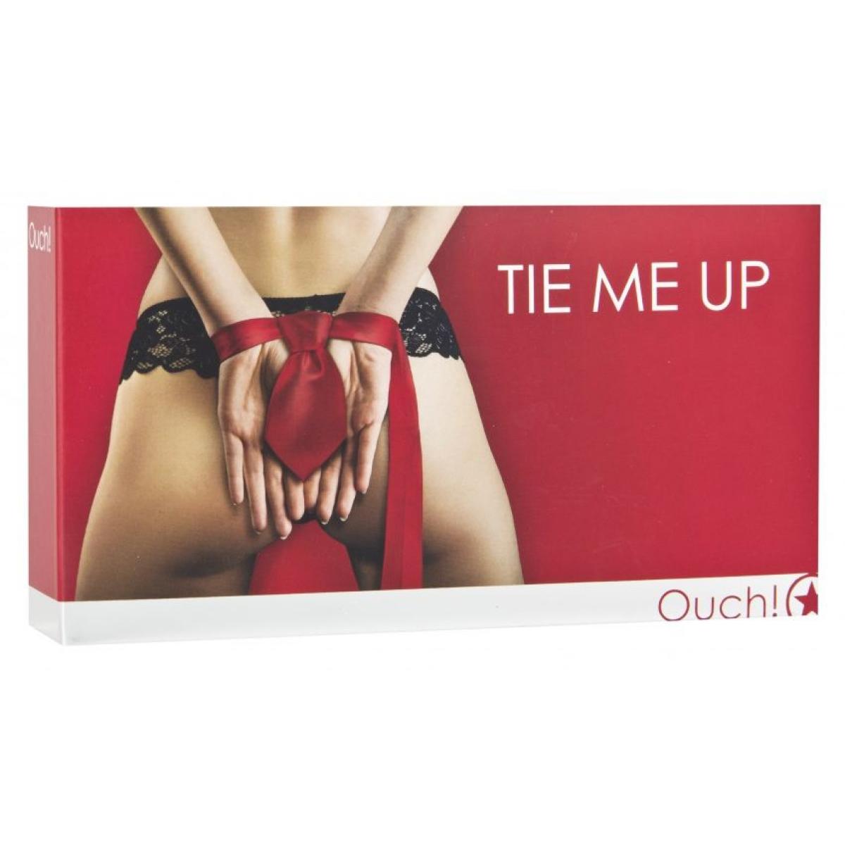 Красная лента-галстук для бандажа Tie Me Up