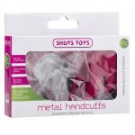 Красные металлические наручники SHOTS TOYS Red 