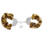 Наручники металлические с гепардовым мехом Original Furry Cuffs