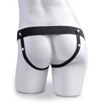 Телесный перезаряжаемый вибрострапон 6  Hollow Rechargeable Strap-On Remote - 17,5 см.